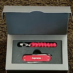 Supreme Victorinox Classic Alox Knife Red
